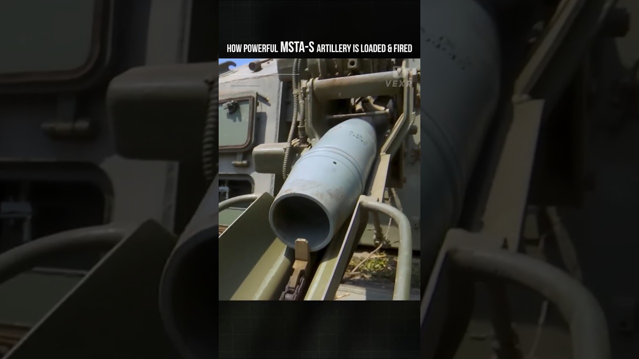 Jak ładowana i odpalana jest potężna artyleria &bdquo;Msta-S&rdquo;