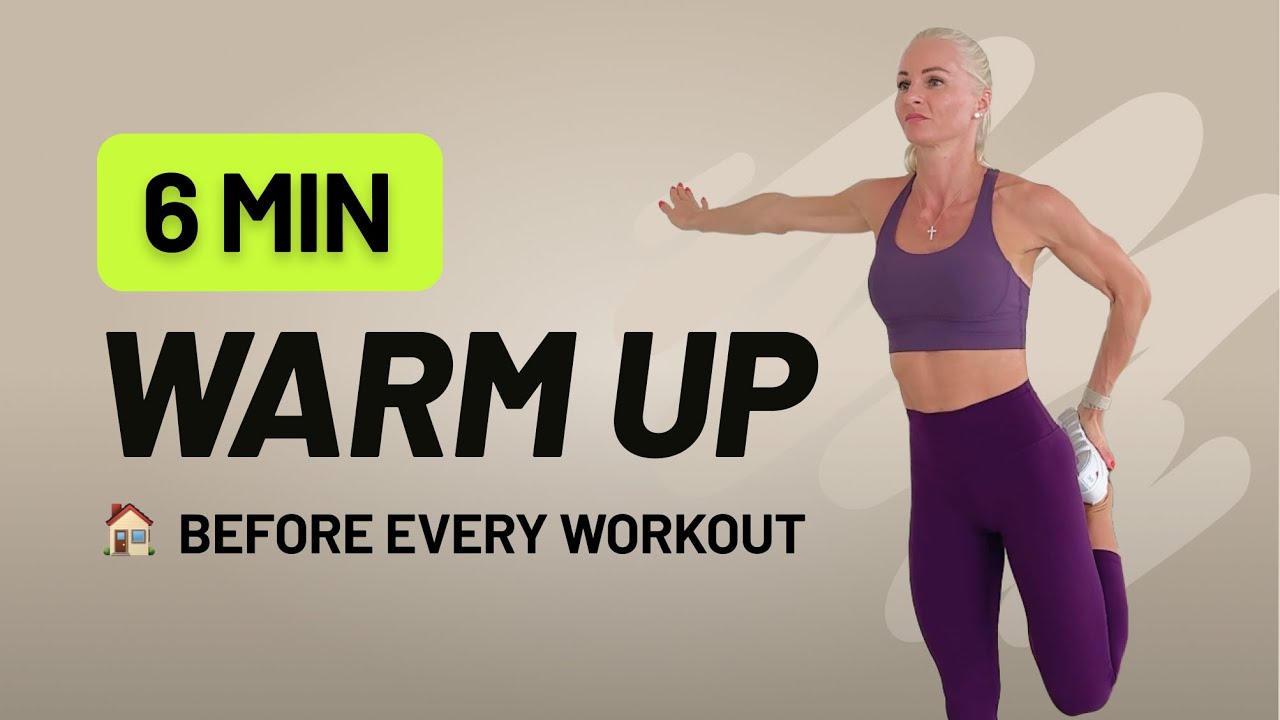 6 Min Full Body Warm Up - For at Home Workouts | Warm Up Before A Workout