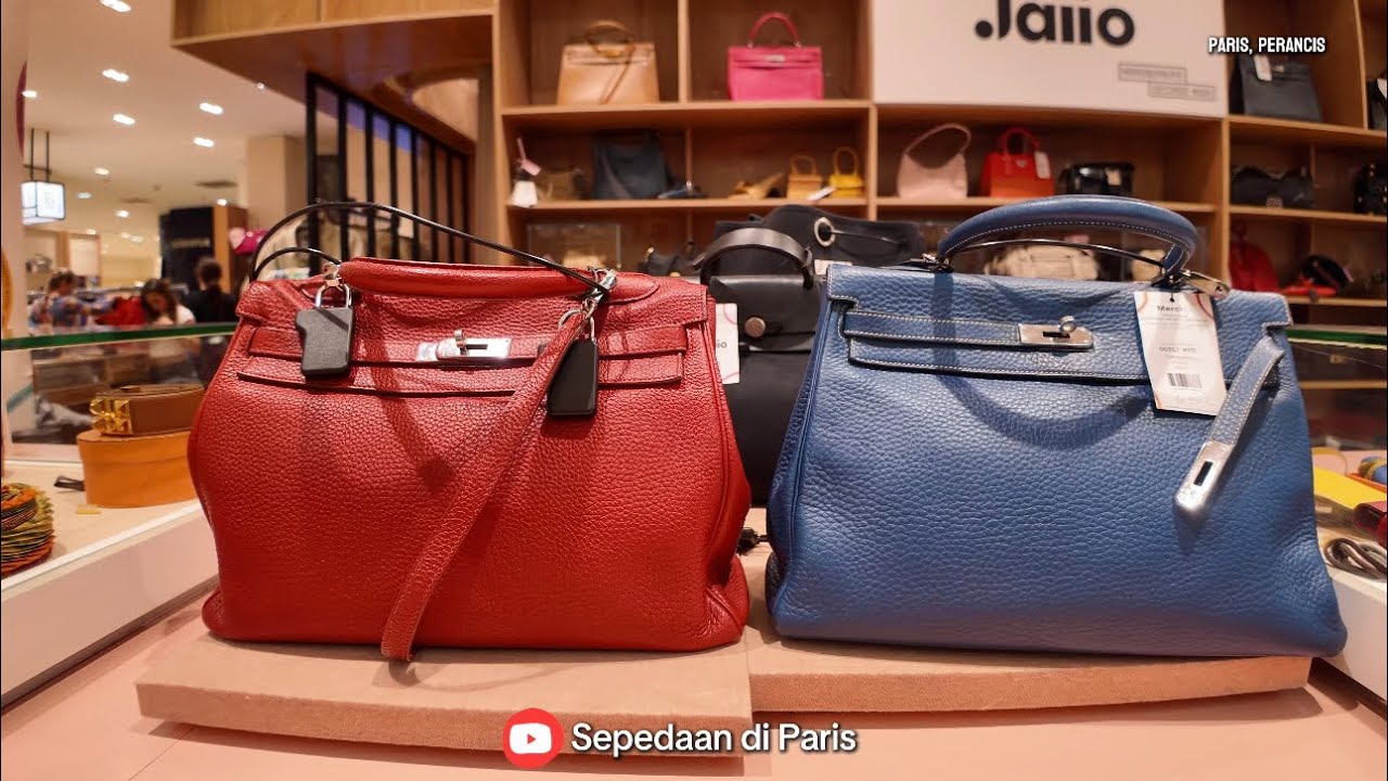 Harga Tas Hermes bekas di Galeries Lafayette Paris ~ Oh la la Tas ku hanya dari pasar loak nih!