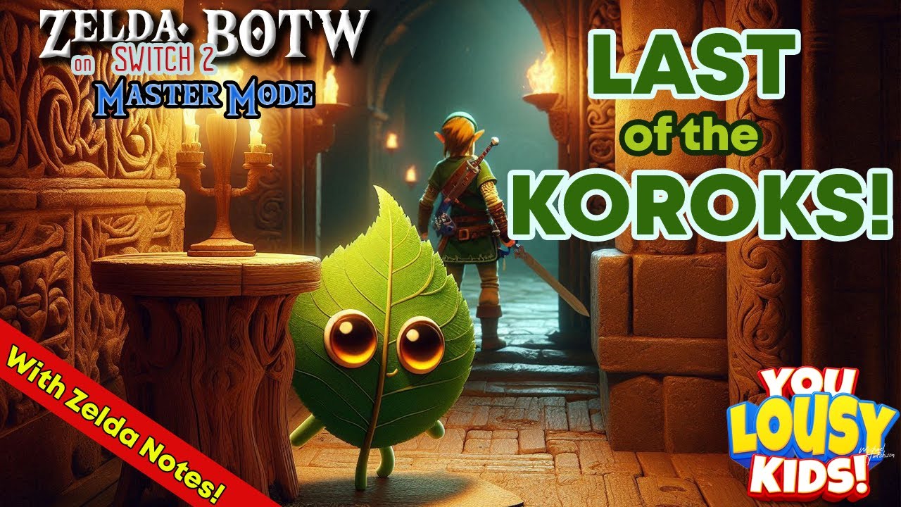 Zelda BOTW Master Mode ep 82 - We Conclude the Korok Hunt at Hyrule Castle!