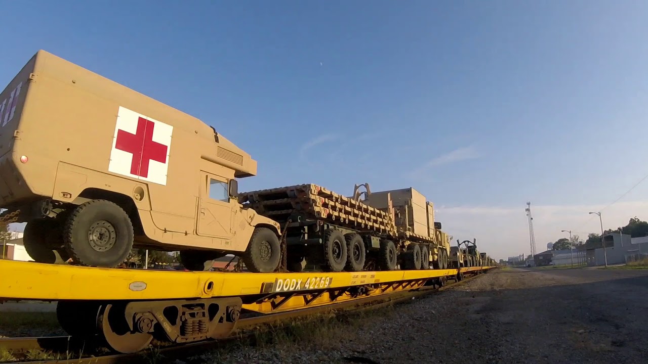 BNSF Military Train