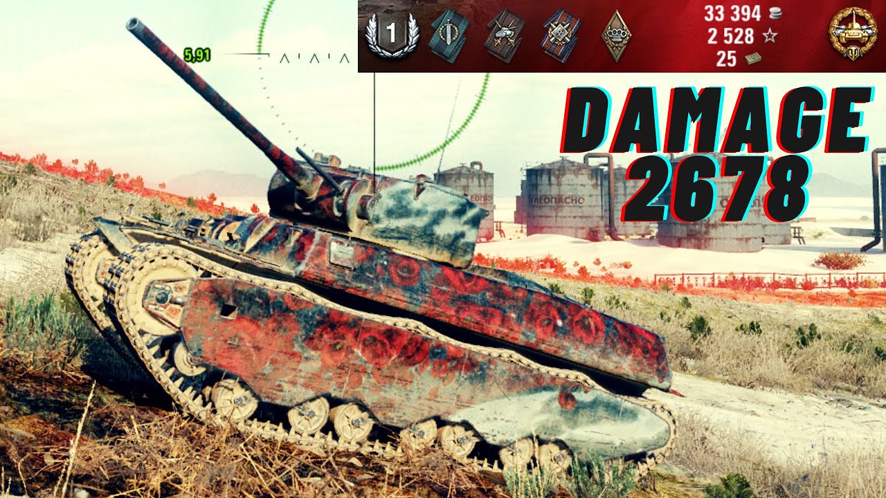 American M6 Is The Strongest Level Six Tank || DAMAGE 2678, 4 KILLS