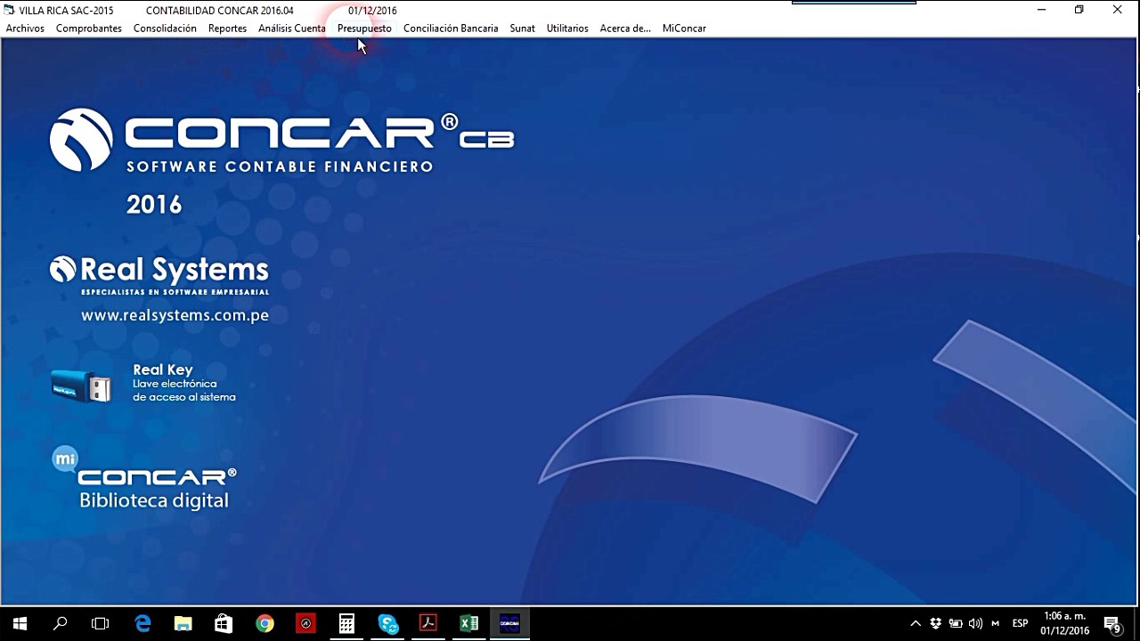 CONCAR - CONSOLIDACION Y REPORTES - UNDAC VILLA RICA