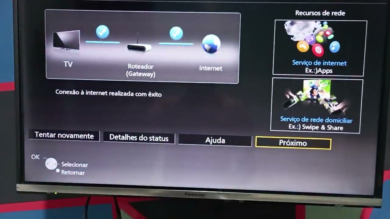 Smartv PANASONIC VIERA sem internet? vem ká que eu te ajudo
