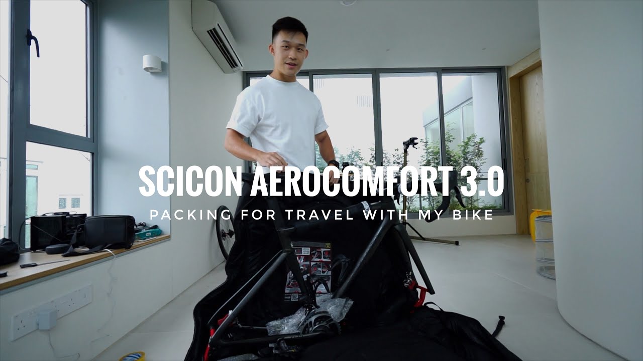 HOW I PACKED MY BIKE BAG WITHOUT REMOVING MY HANDLEBAR | SCICON AEROCOMFORT 3.0 TSA