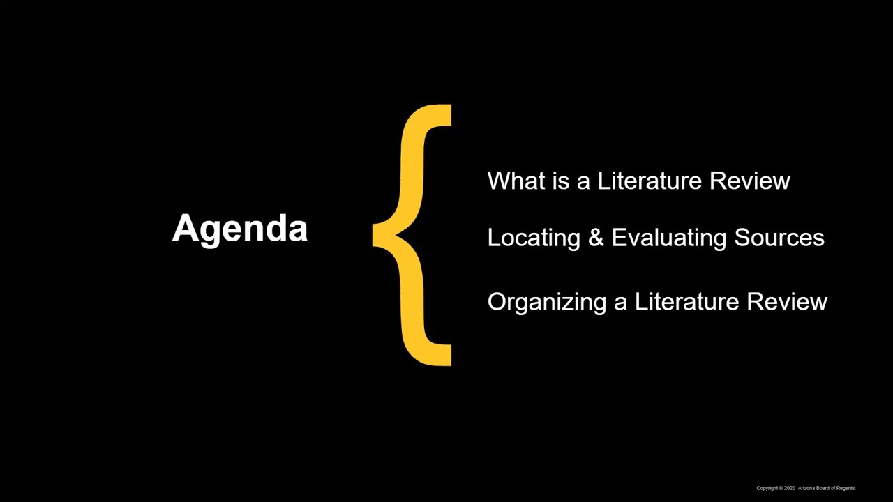 Writing a Literature Review Part 1: Preparation and Research