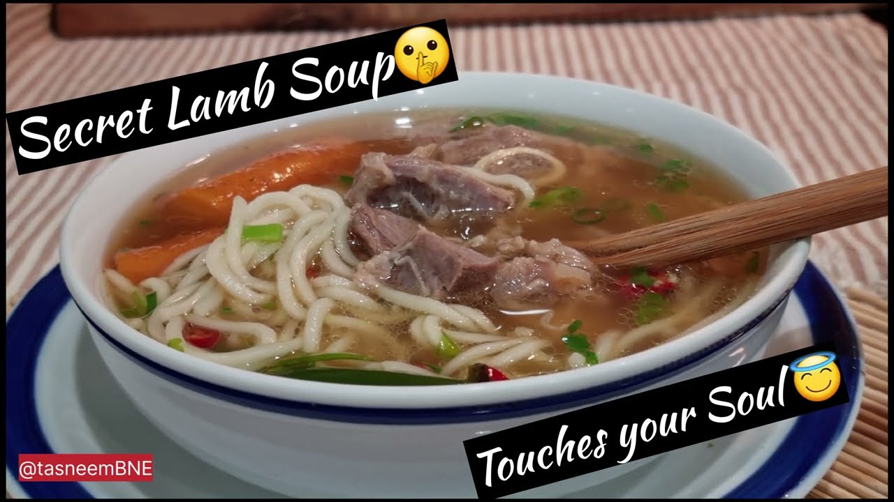 Chinese Lamb Soup - No heavy spices, pure flavour and healing broth ✨ #healingfood #clearsoup #Yummy