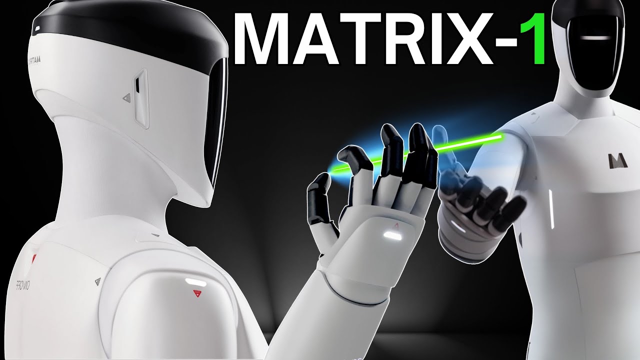 Новый робот-гуманоид MATRIX 1 демонстрирует шокирующий самообучающийся ИИ к 2025 году (ТЕКСТ К САПР)
