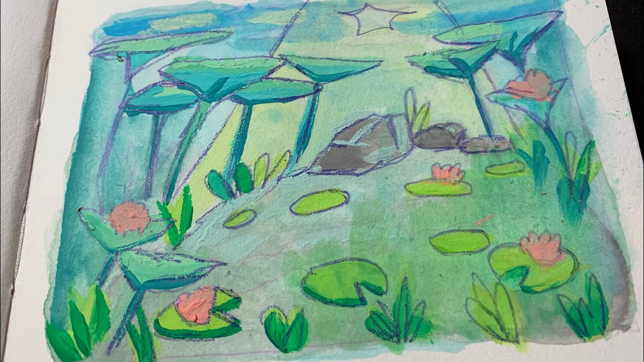 Draw with me: gouache ep 1 