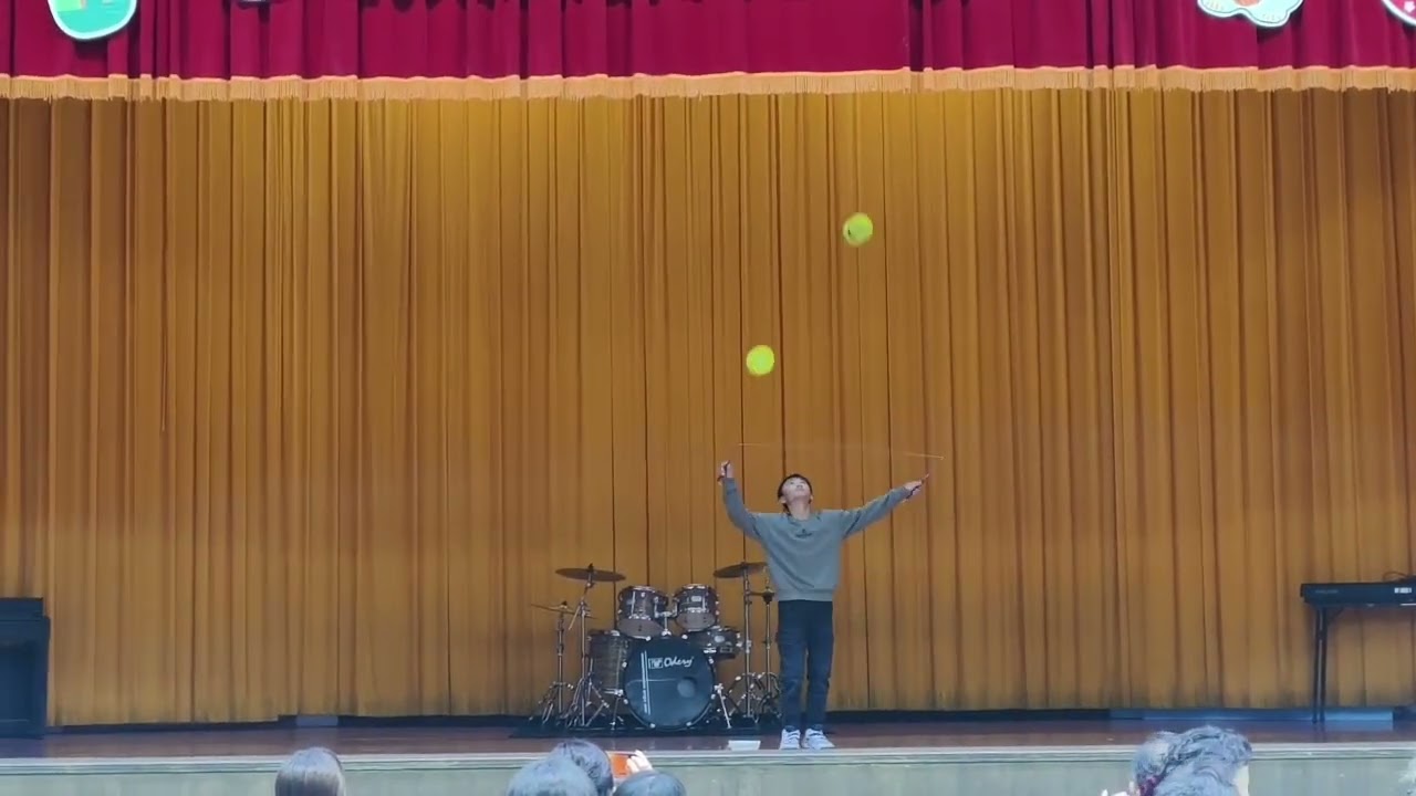 國小的最後公開演出 #掉好幾顆  #霸王等級寒冷  #後龍國小 #diabolo  #勇氣 #成長 #分家人的感動