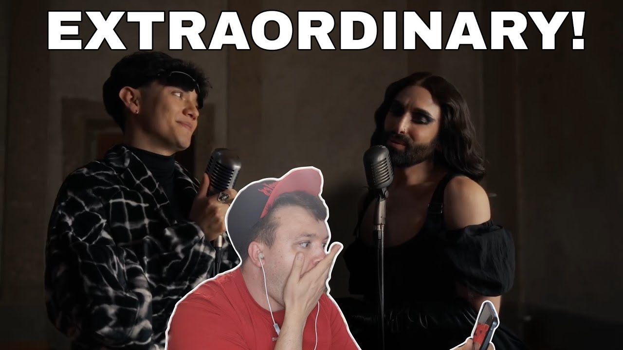 Reaction - JJ & Conchita Wurst - Rise Like A Phoenix × Wasted Love - Mashup - Eurovision 2025