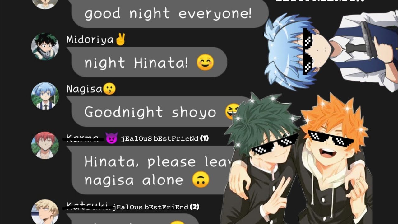 ULTIMATE CROSSOVER! NEW TRIO? / Hq x Bnha x Ac / texts