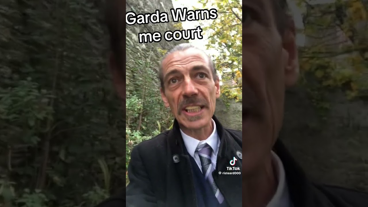 garda warns me about phones in court