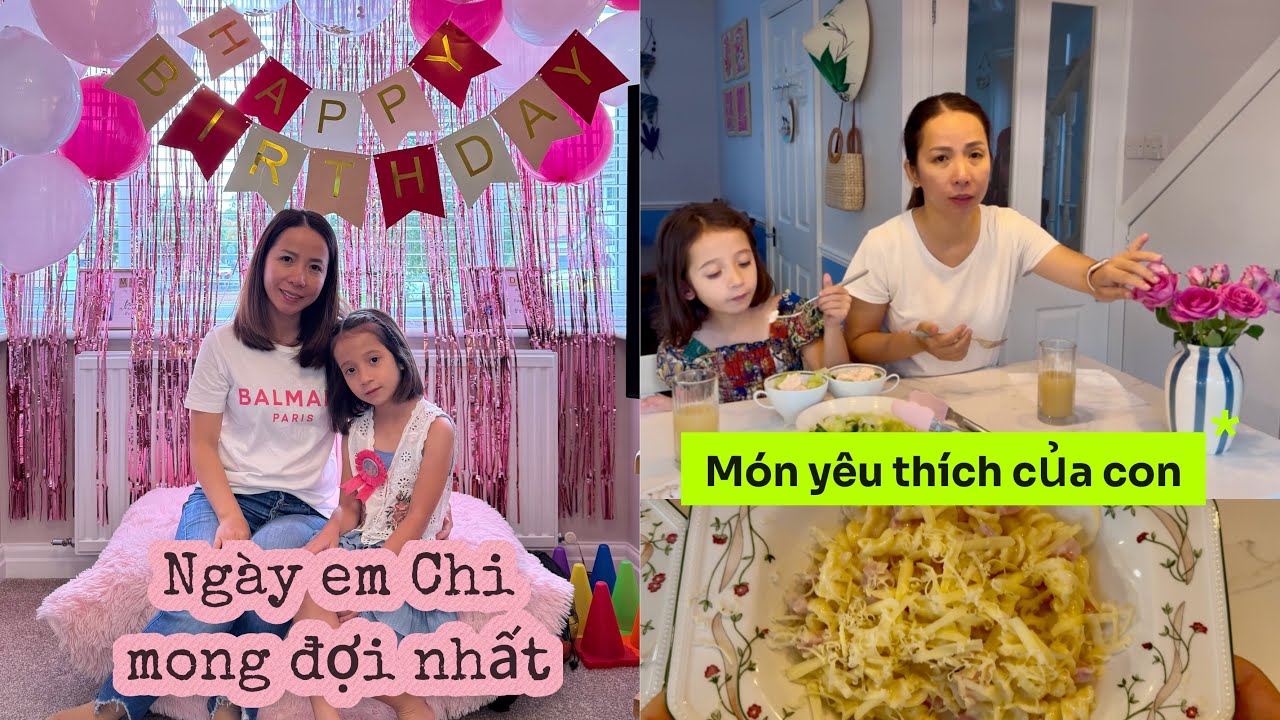 Người Việt Ở Anh | Tiệc Sinh Nhật 7t Của Em Chi Sao Bao Ngày Mong Đợi