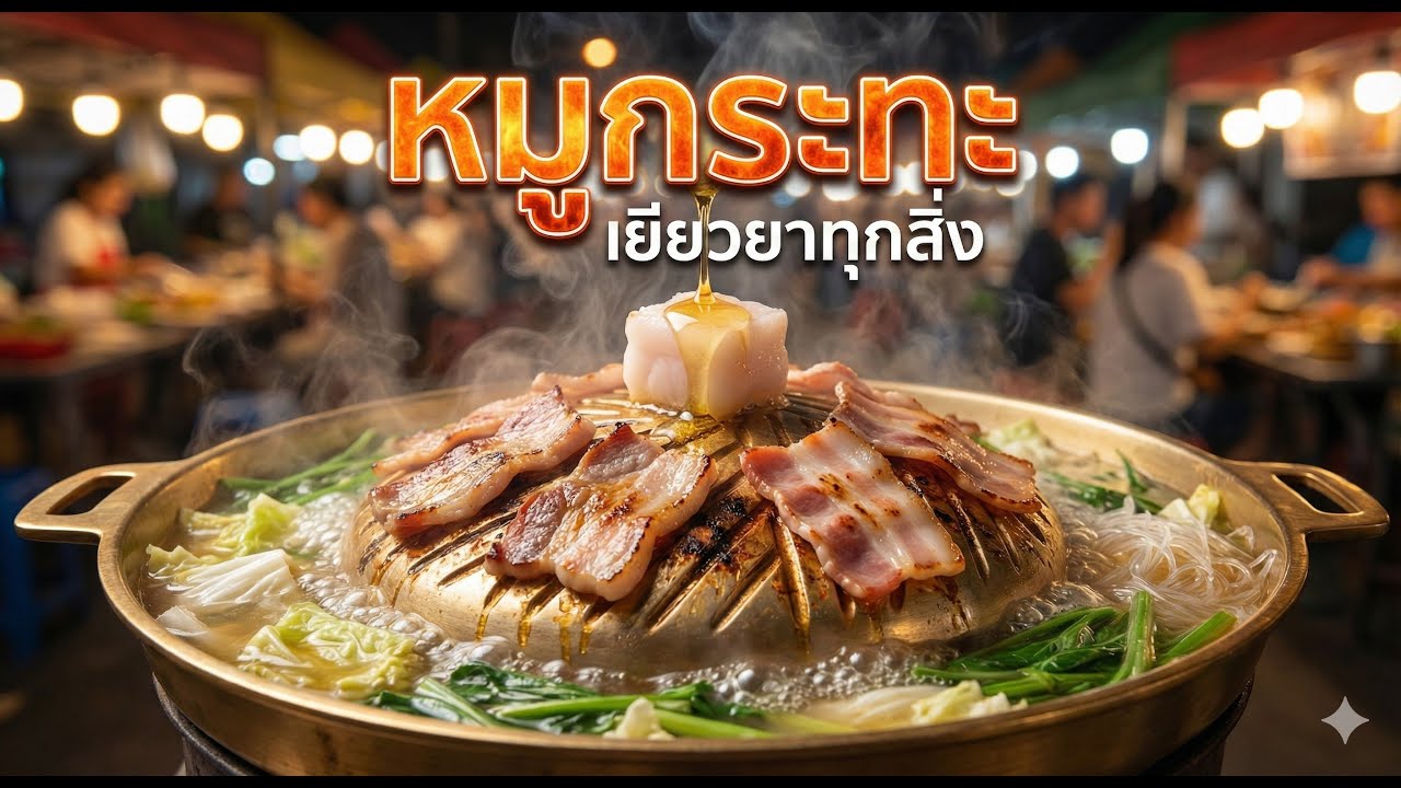 หมูกระทะ 🥓 เยียวยาทุกสิ่ง! ทำไมคนไทยถึงรักเมนูนี้? (Thai BBQ)