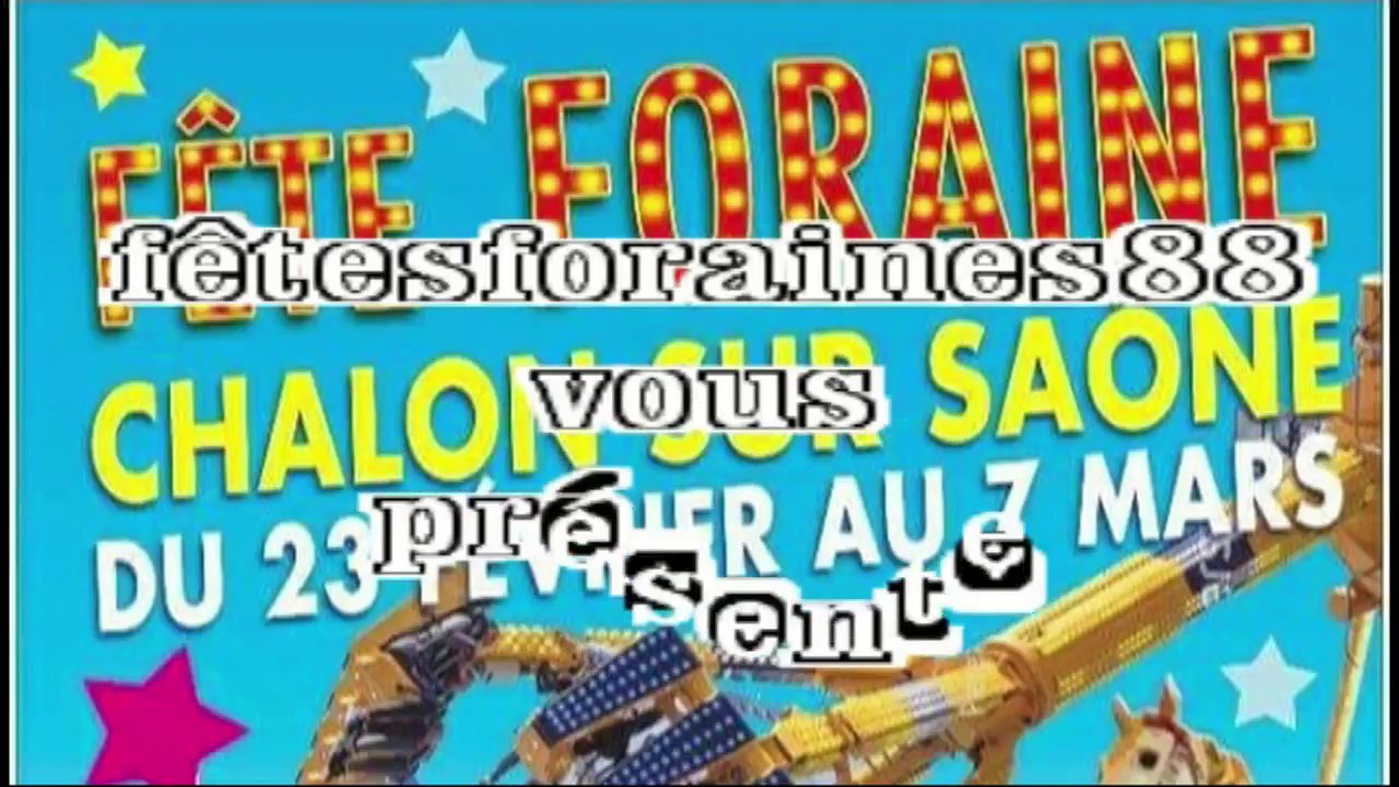 Fête foraine de Chalon sur Saône 2018