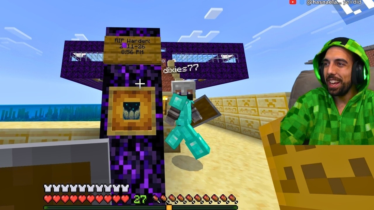 Hardcore Minecraft: Ace Prepares To Fight The Warden & Wither ⚔️ (Part 13 – LIVE)