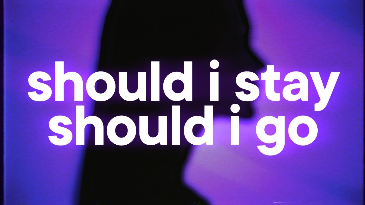 The Clash - Should I Stay or Should I Go 🔥 (slowed & reverb)