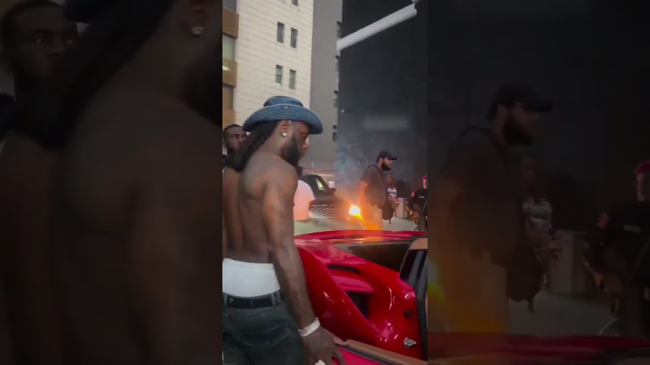 Burna boy and his new girlfriend chloe Bailey in Lagos #celebritynews#burnaboy#youtubeshorts