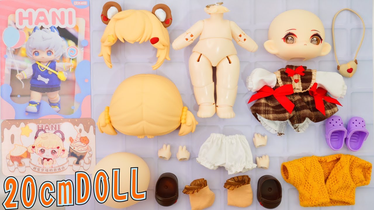 珍しいサイズ〈２０㎝〉のブラインドボックスドールをお迎えしてみた！次元界TOY(WAN LE XUN CHAO)　HANI(ハニー) 甘い夢境レビュー