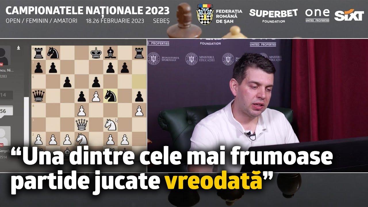 „Una dintre cele mai frumoase partide jucate vreodată