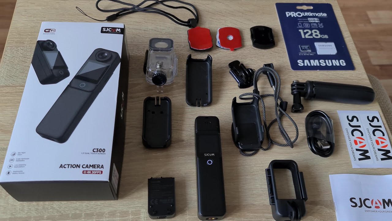 SJCAM C300 Action Camera 4K30fps EIS, Dual Touch Screen. Unboxing PL. Warszawa, 🇵🇱. Polska. [4K]