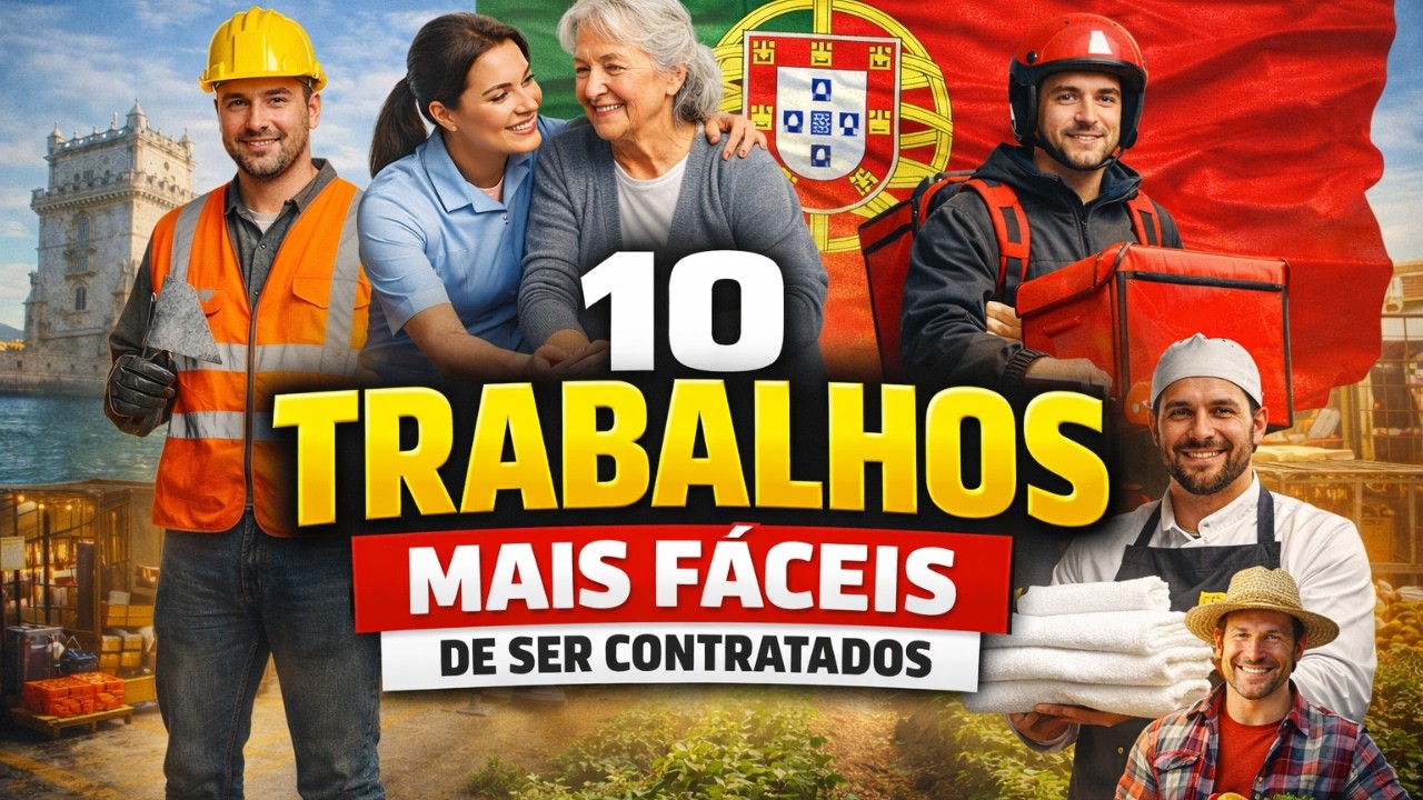 TRABALHOS QUE MAIS CONTRATAM IMIGRANTES EM PORTUGAL 2026