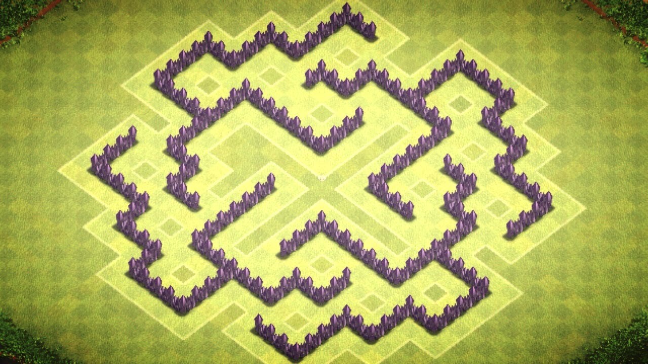 Clash of Clans - Best TH7 Farming Base! (Tsunami) Speed Build - 2015