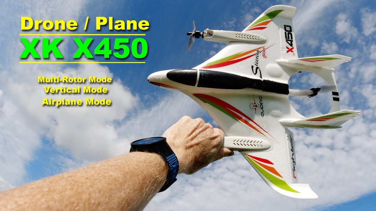 The X450 Multi-Rotor Drone & Plane - Better than the E-Flite Convergence