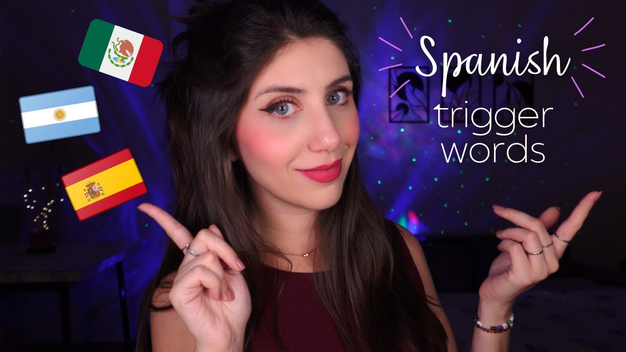ASMR • Spanish trigger words to TINGLE your brain