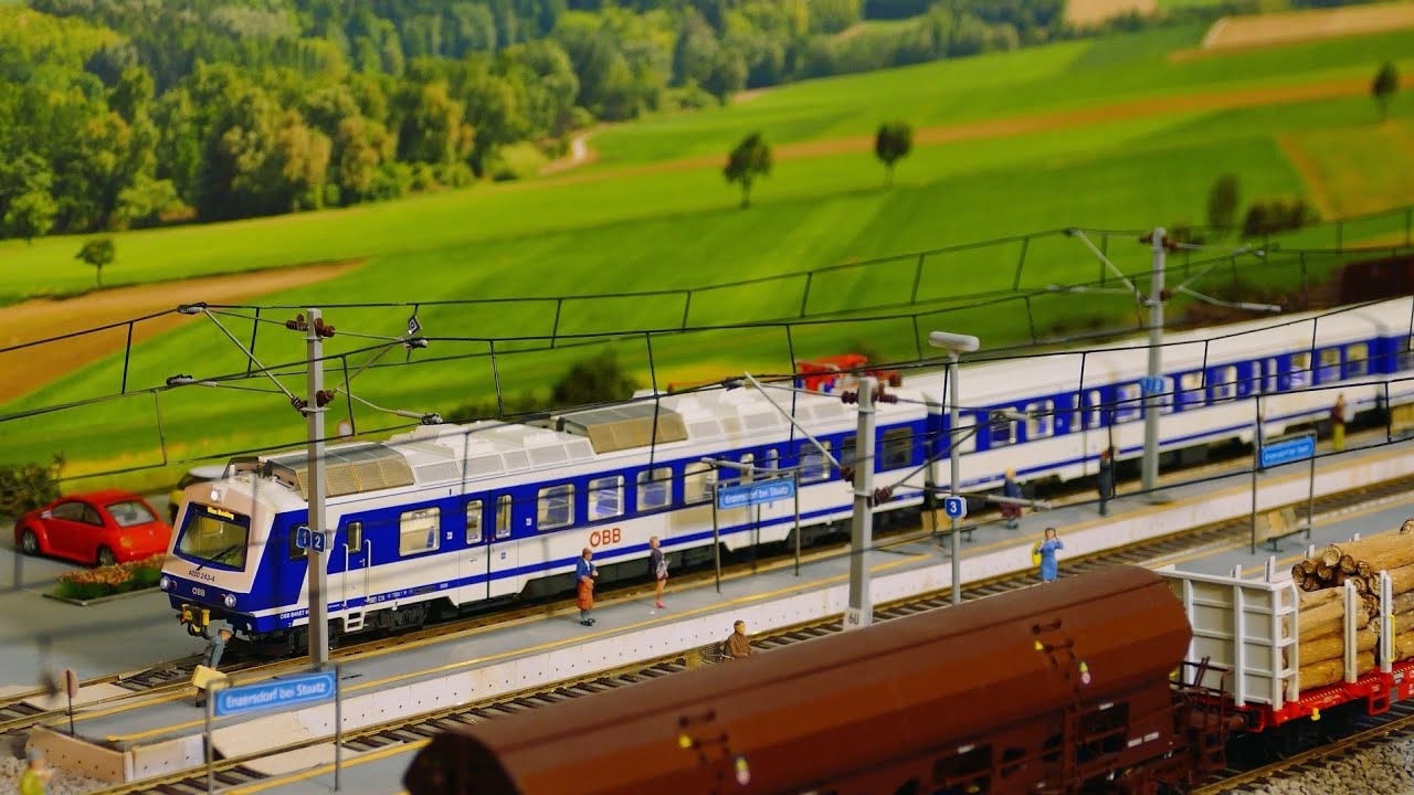 ÖBB Modelleisenbahn; Ein Tag bei der Verschubreserve (4K)