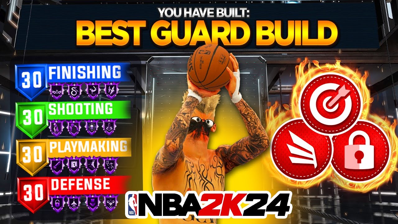 94 DRIVING DUNK + 92 3PT + 91 STEAL IS THE BEST GUARD BUILD EVER IN NBA 2K24