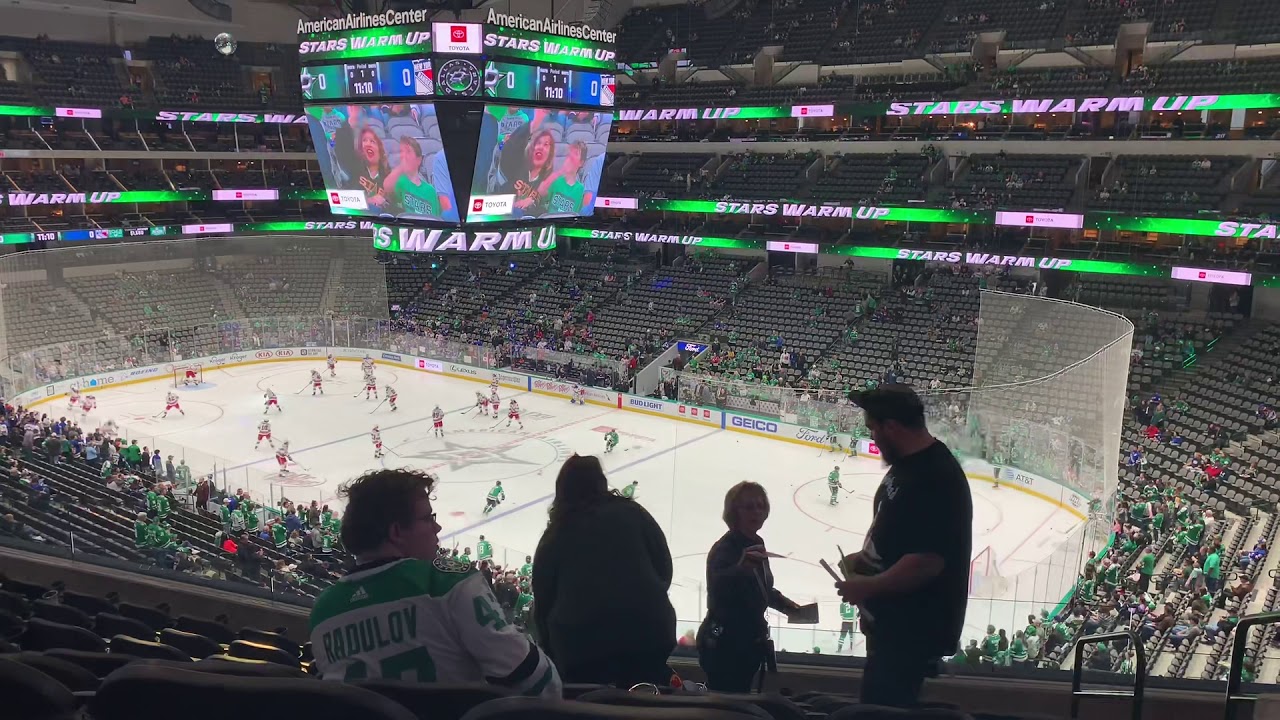 DALLAS STARS VS NEW YORK RANGERS FULL WARM UPS 3/10/20