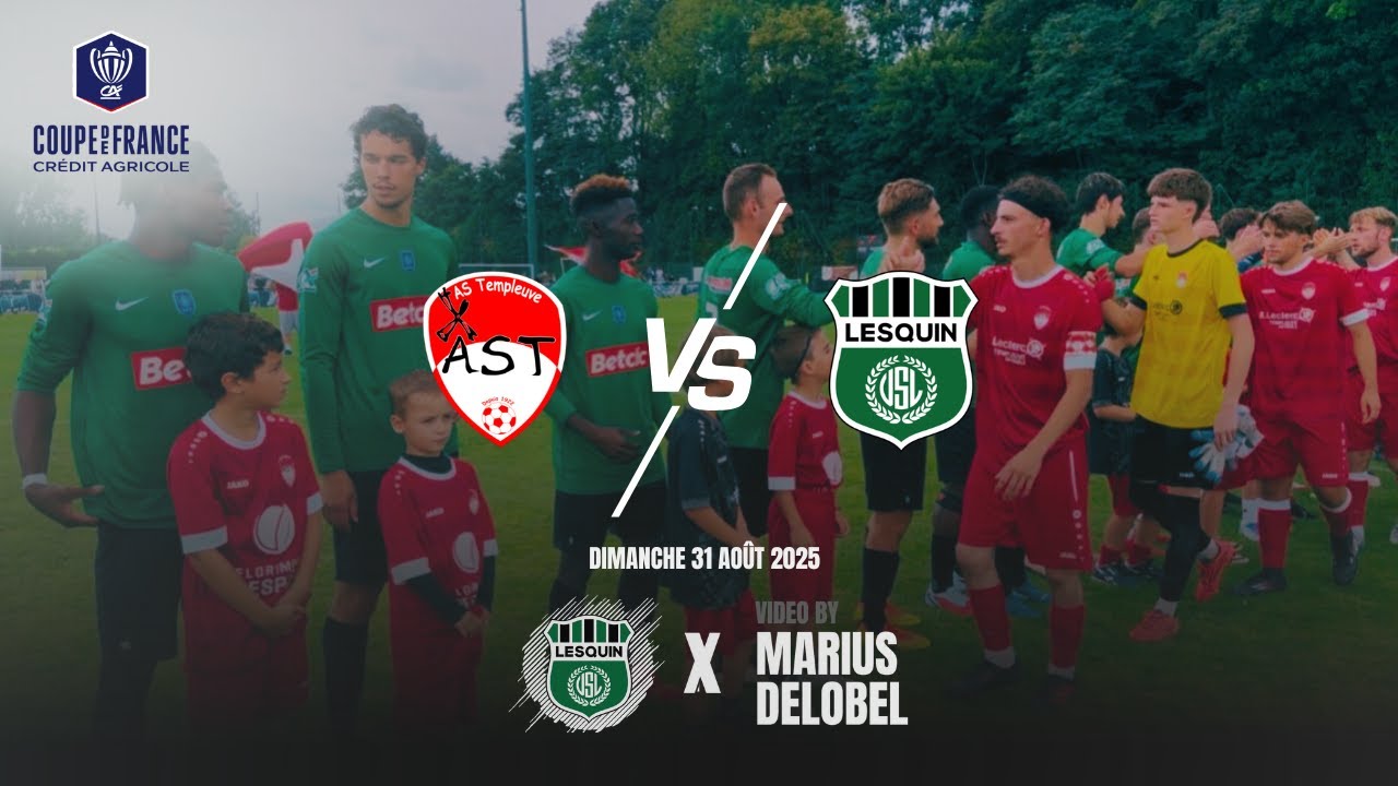 SAISON 25-26 | COUPE DE FRANCE | 2EME TOUR | SENIORS R2 |  AS TEMPLEUVE vs  US LESQUIN
