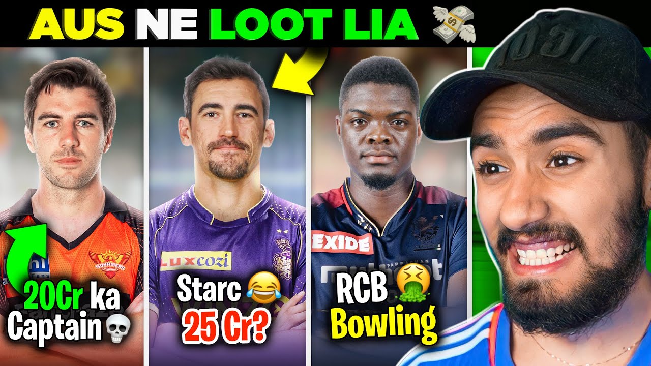 CHOONA LAGA DIA! 💀 Starc & Cummins Most Expensive | RCB Bowling 😂 | IPL Auction 2024