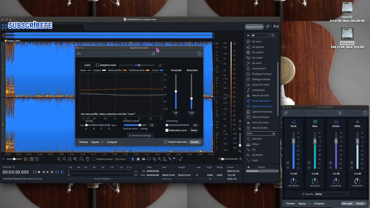 Izotope RX 11 Como Separar Voces de Las Instrumentales