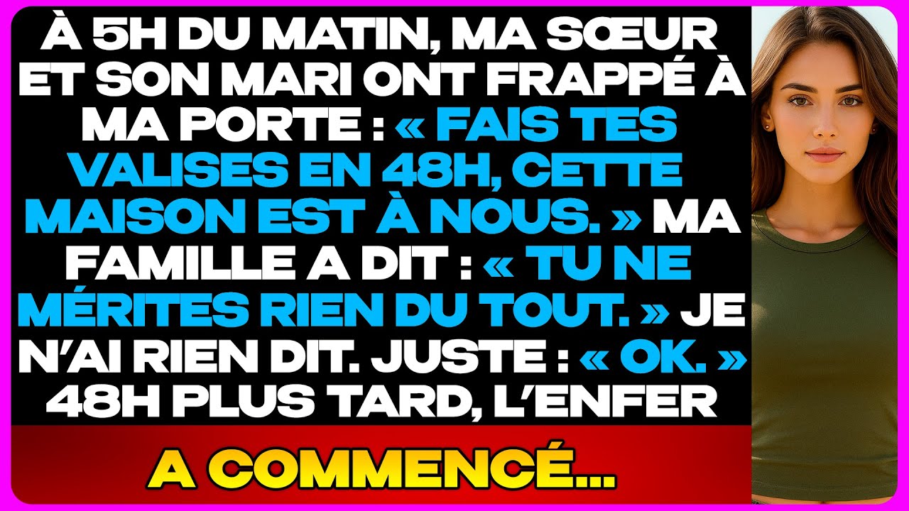 Ma Sœur A Dit : « Dégage, Cette Maison Est À Nous ! » Toute Ma Famille Était D’Accord...