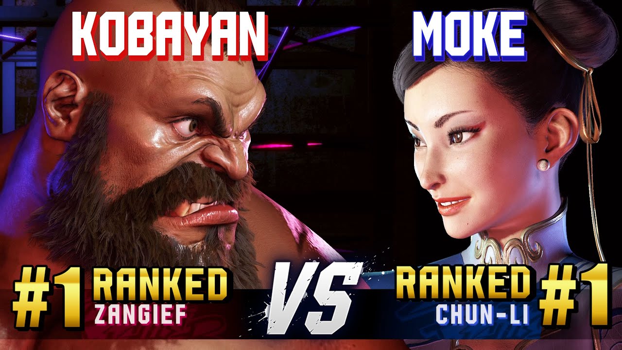 SF6 ▰ KOBAYAN (#1 Ranked Zangief) vs MOKE (#1 Ranked Chun-Li) ▰ High Level Gameplay