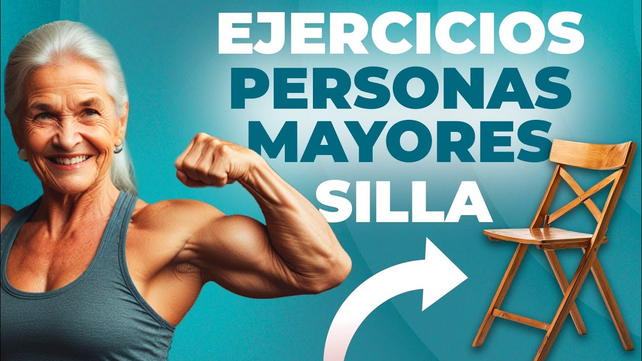 EJERCICIOS sencillos SENTADOS para Personas Mayores | Mejora MOVILIDAD y EQUILIBRIO