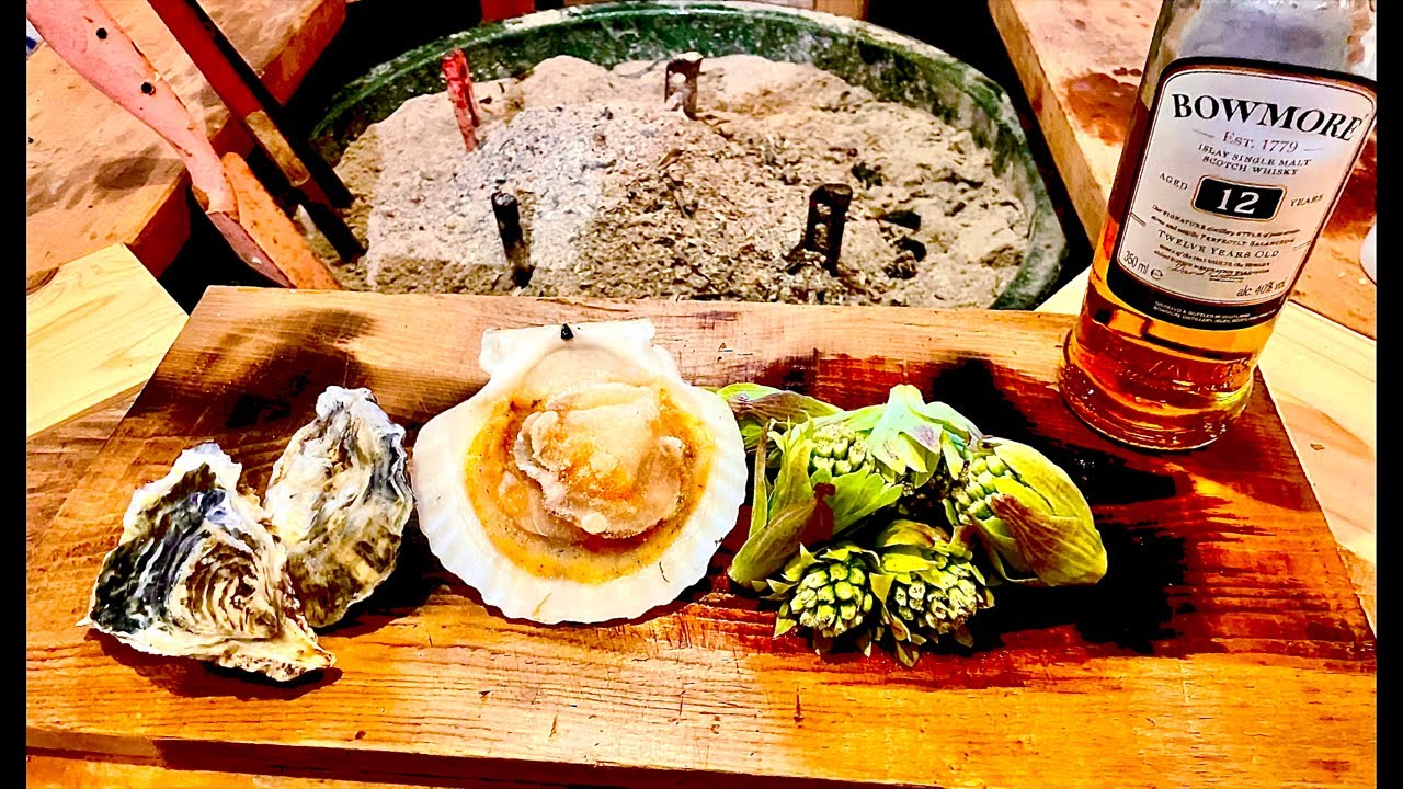 囲炉裏でライブ！春の味覚をいただく！
