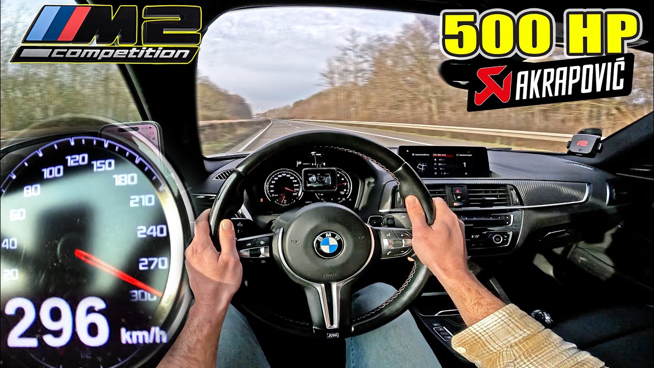 500HP BMW M2 Competition MANUAL is a BLAST on the AUTOBAHN!