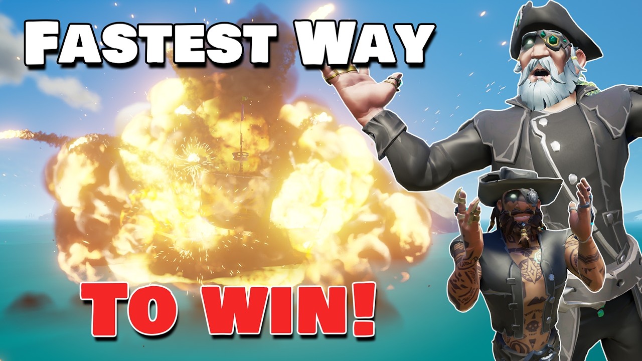 Как победить как можно быстрее в Sea of ​​Thieves!