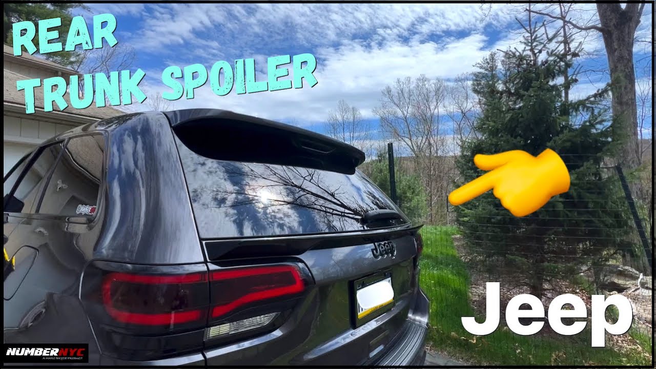 Rear Trunk Mid Lip Spoiler for Jeep Grand Cherokee 2013 - 2021