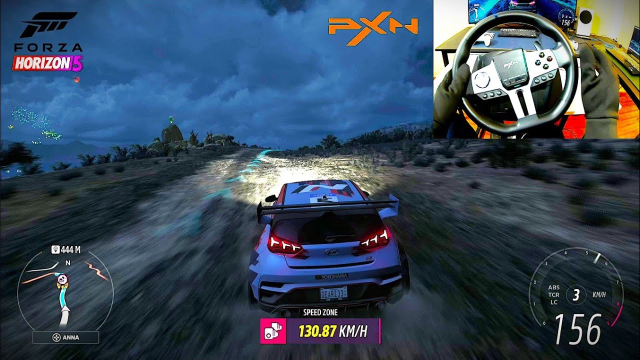 Rally Hyundai Veloster N 2019 / Hill climb+Downhill rally / PXN V9 GEN 2 Shifter / Forza Horizon 5 