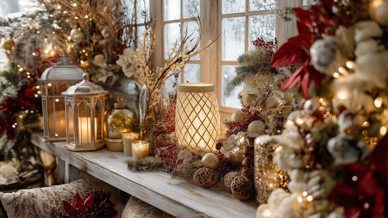 Рождественский декор для небольших помещений 2025 | Доступная роскошь для крошечных домов и квартир