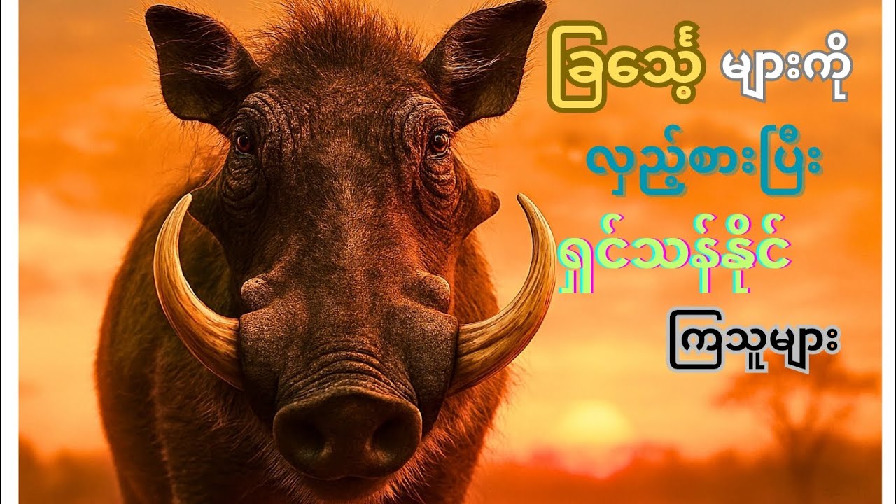 အာဖရိကမြက်ခင်းလွင်ပြင်တို့ရဲ့ဘုရင်တောဝက်ကြီးများ