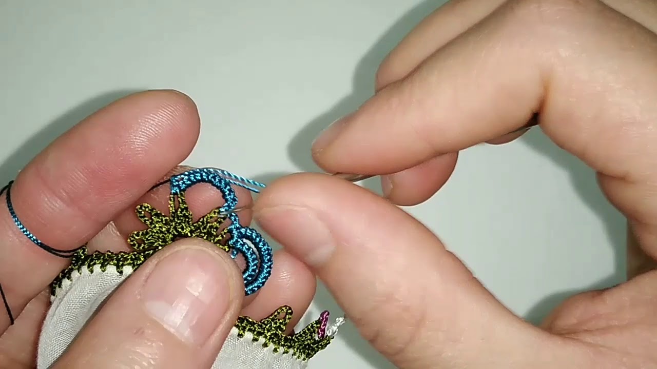 Ne iğne nede mekik. Tığım işledi bu güzelliği 🙈😍