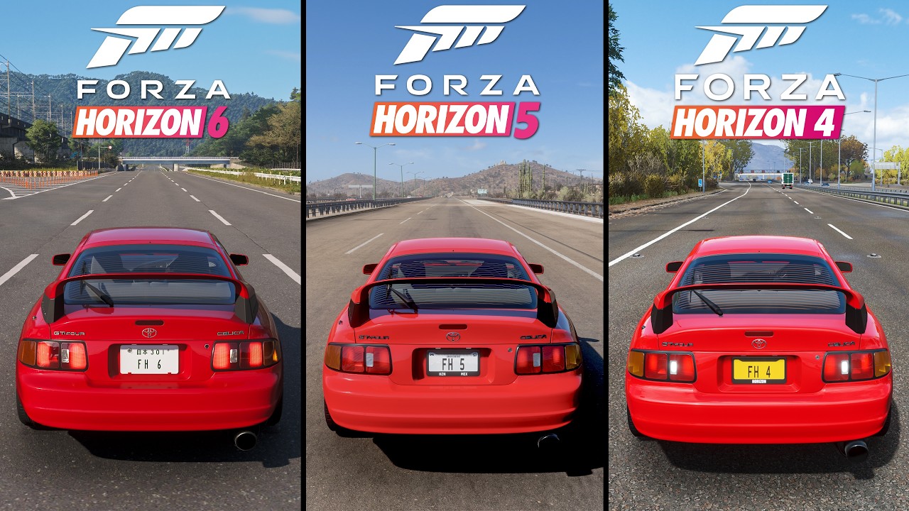 Forza Horizon 6 vs Forza Horizon 5 vs Forza Horizon 4 - Physics & Details Comparison