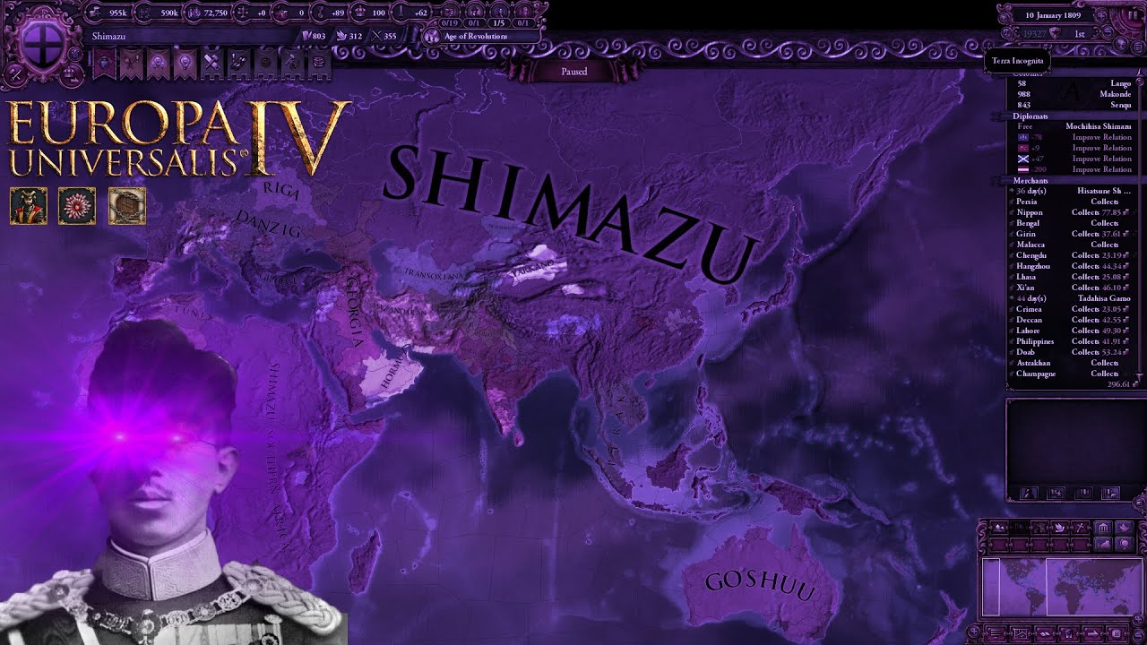 EU4 - Timelapse - Burgundian Shogunate of Japan (Shimazu World Conquest)