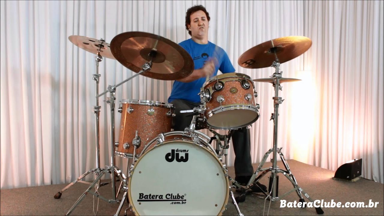 DW Jazz Series sound check with Julio Figueroa - BATERACLUBE.com.br